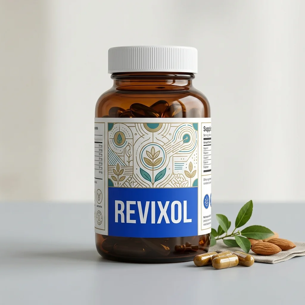Revixol voedingssupplement flacon, gehoorwelzijn capsules